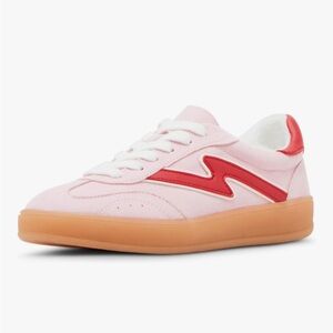 Madden Girl Pink and Red Sneakers